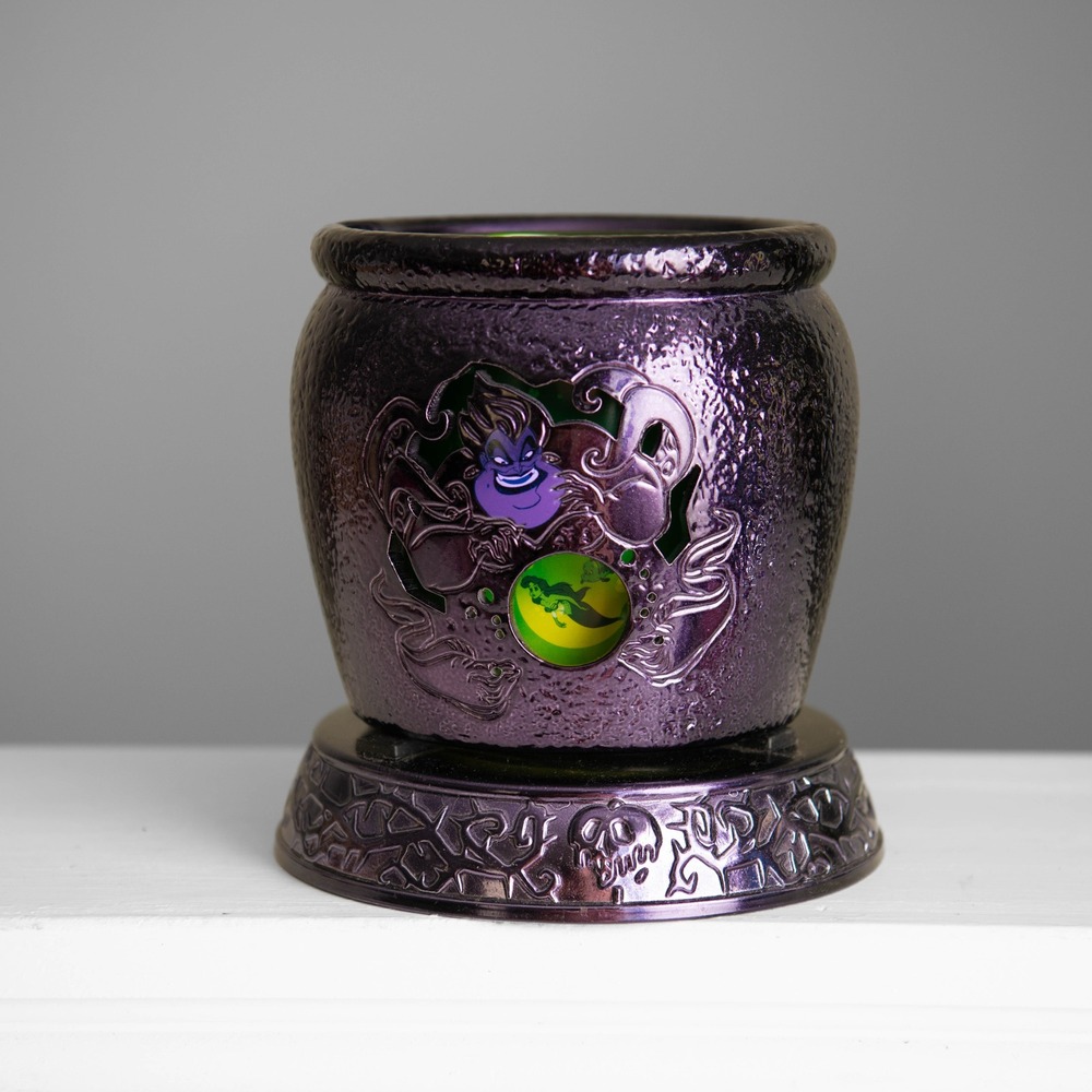 Scentsy Warmer NEW Disney Villains Metallic Purple Ursula Maleficent Evil Queen